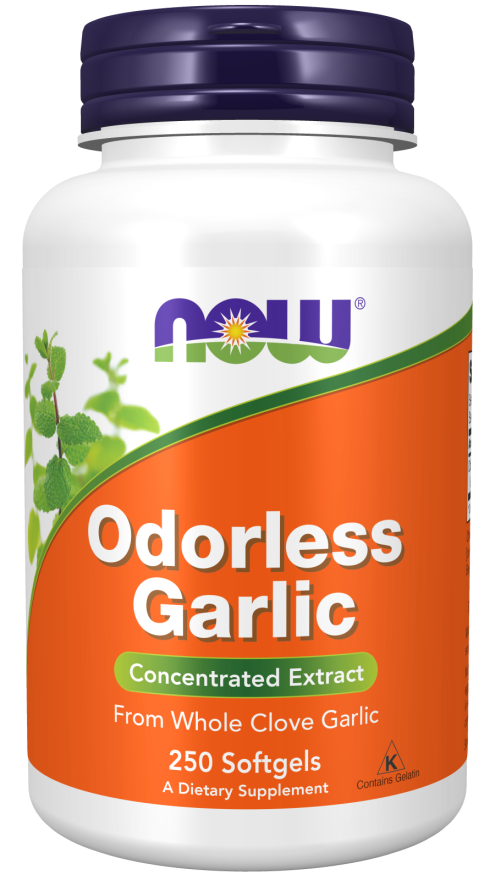 Now ODORLESS GARLIC ORIG 250 SGELS