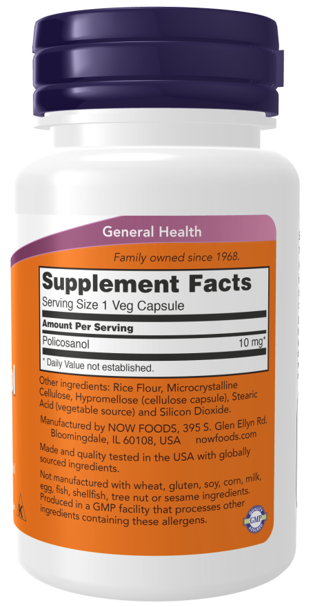 Now POLICOSANOL 10MG 90 VCAPS
