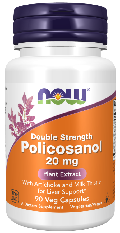 Now POLICOSANOL 20MG PLUS 90 VCAPS