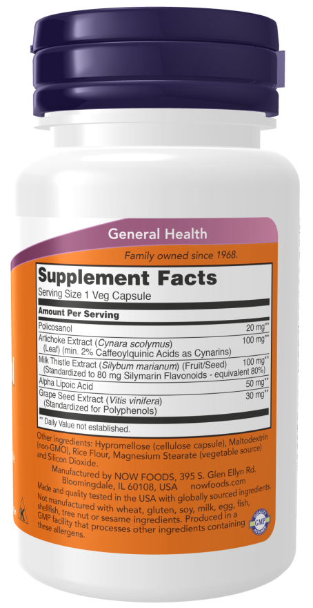 Now POLICOSANOL 20MG PLUS 90 VCAPS