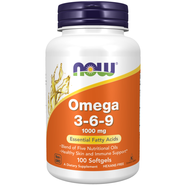 Now OMEGA 3-6-9 1000MG 100 SGELS