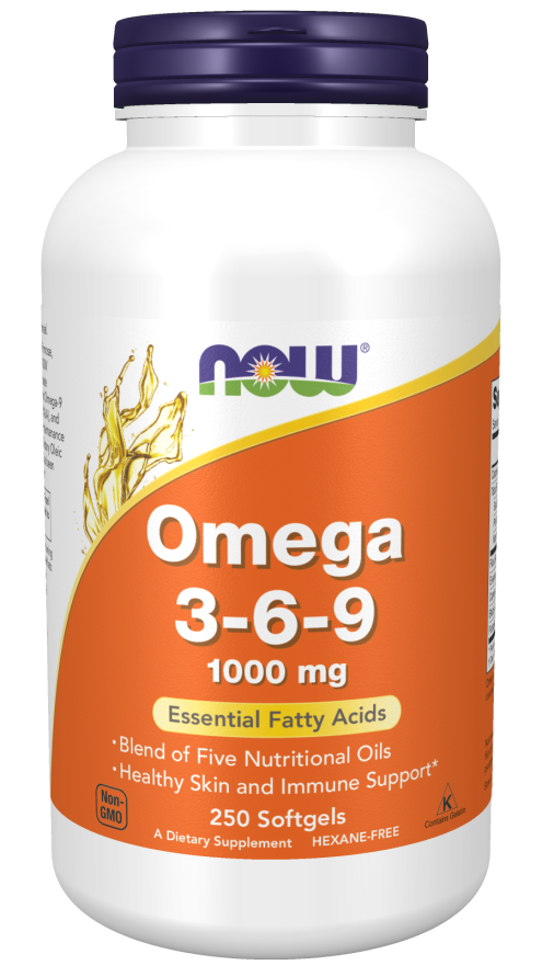 Now OMEGA 3-6-9 1000MG 250 SGELS