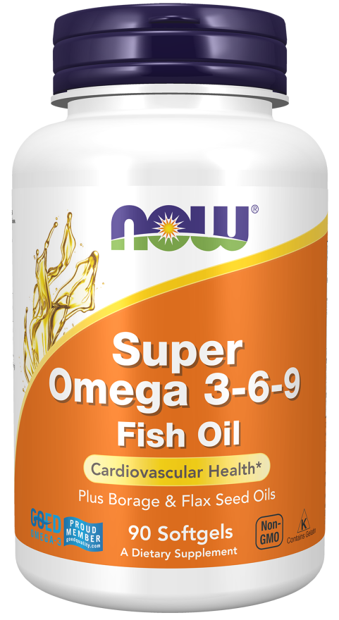 Now SUPER OMEGA 3-6-9 1200MG 90 SGELS