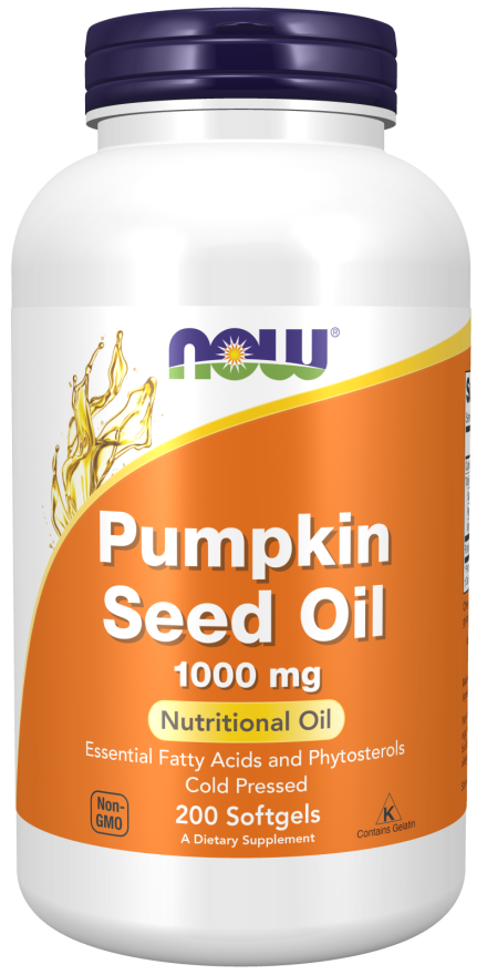 Now PUMPKIN SEED OIL 1000mg 200 SGELS