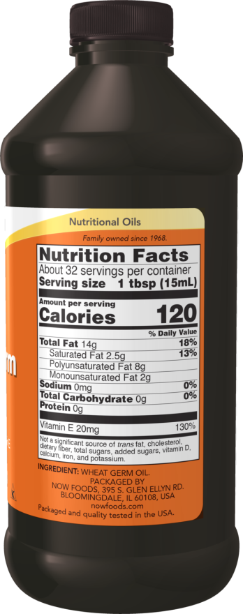 Now WHEAT GERM OIL 16 OZ LIQUID