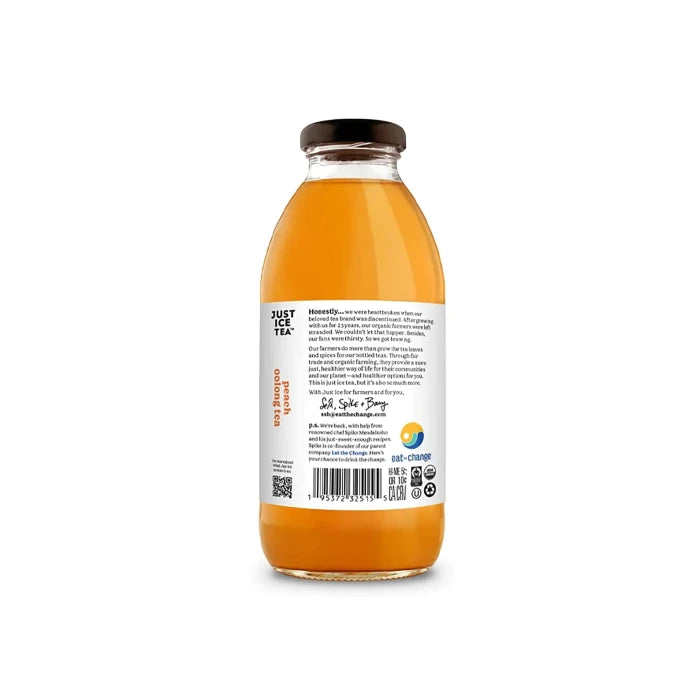 JUST ICE TEA Peach Oolong Tea 16 OZ