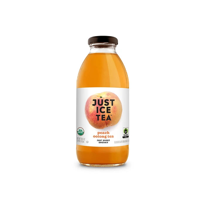 JUST ICE TEA Peach Oolong Tea 16 OZ