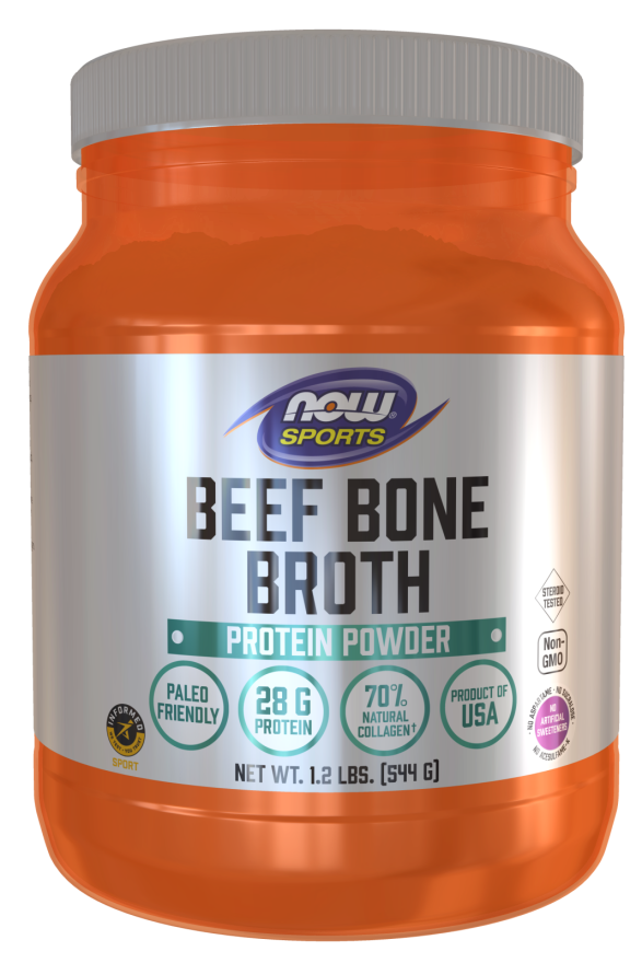 Now BEEF BONE BROTH PWD 1.2 LBS
