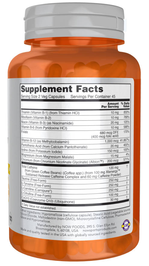 Now SUSTAINED ENERGY 90 VCAPS