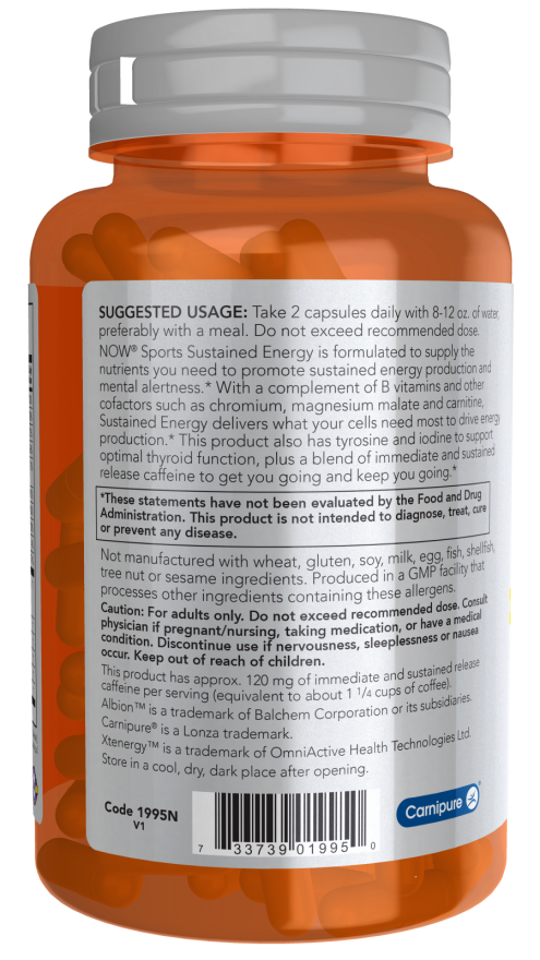 Now SUSTAINED ENERGY 90 VCAPS