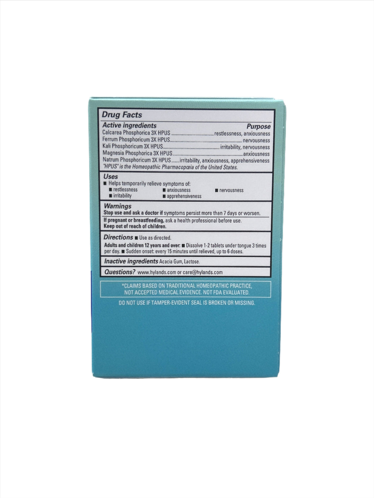 Hylands Calm Stress Relief 50 Quick- Dissolving Tablets