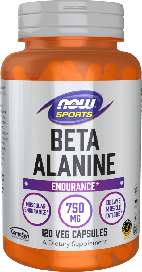 Now BETA ALANINE 750mg 120 VCAPS