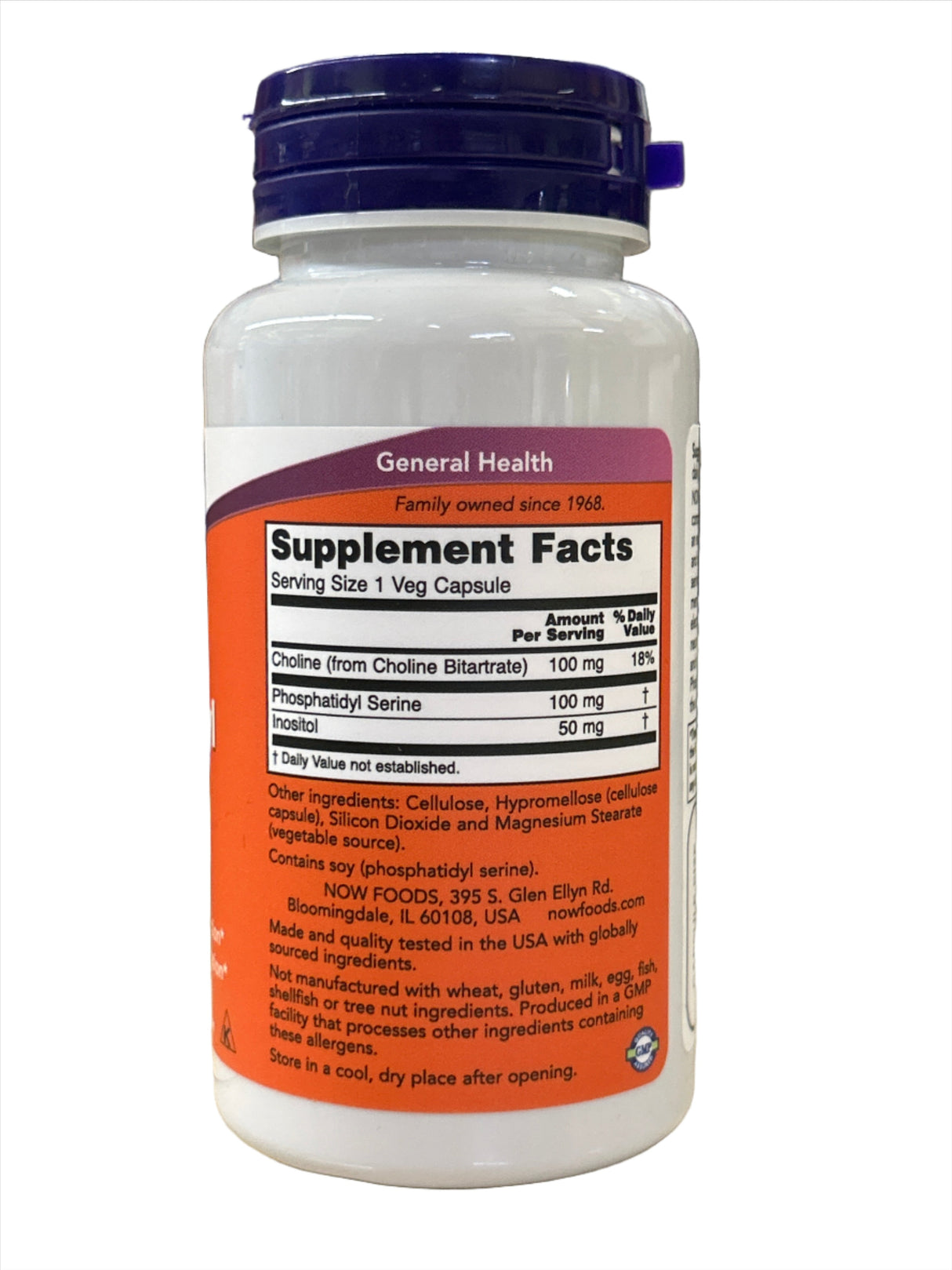 Phosphatidyl Serine 100 mg 60 Veg Capsules