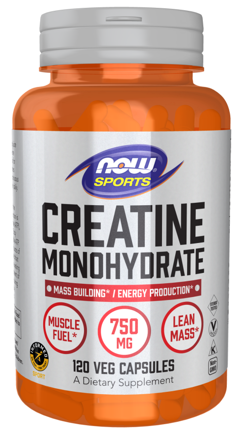 Now CREATINE 750mg 120 VCAPS