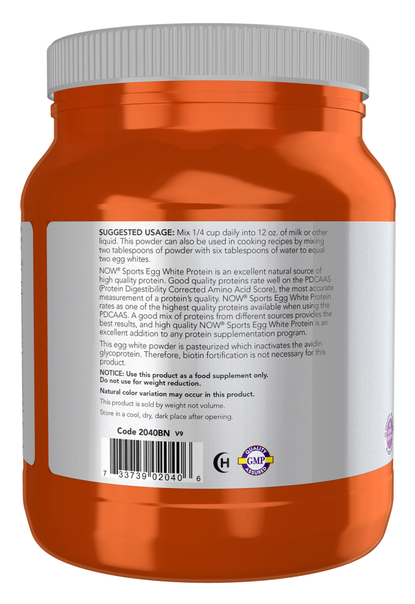 Now EGGWHITE PROTEIN POWDER 1.2 LBS