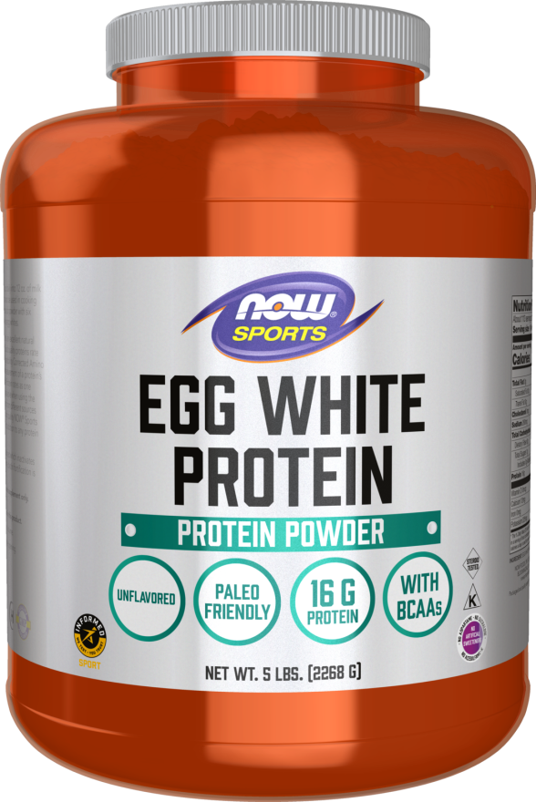 Now EGGWHITE PROTEIN POWDER 5 LBS