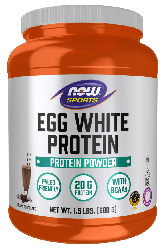 Now EGGWHITE PROTEIN CHOCO. 1.5 LBS
