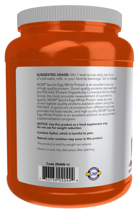 Now EGGWHITE PROTEIN CHOCO. 1.5 LBS