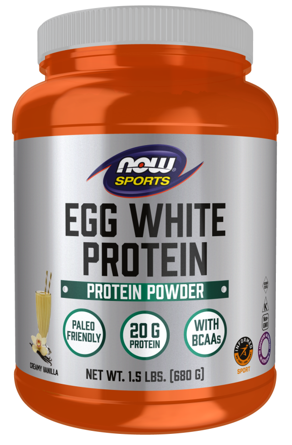 Now EGGWHITE PROTEIN VANILLA 1.5 LBS
