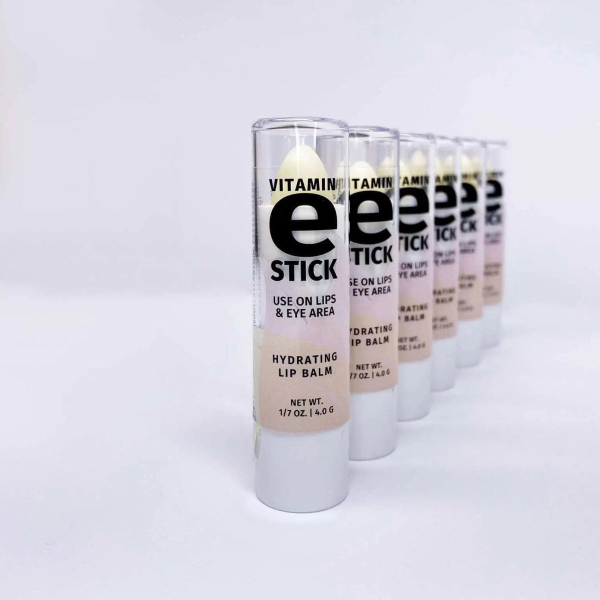 Barra de vitamina E para labios y contorno de ojos, bálsamo labial hidratante