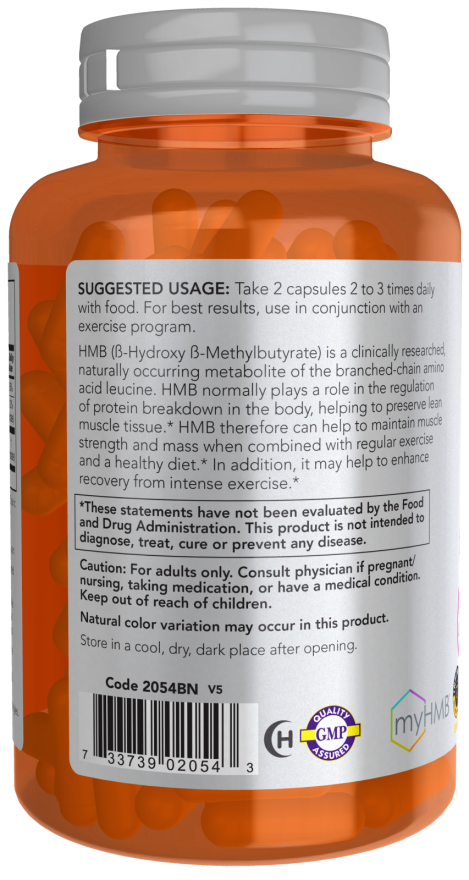 Now HMB 500MG 120 VCAPS