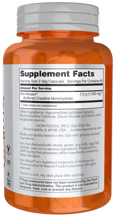 Now Kre-Alkalyn(R) Creatine 750 mg 240 CAPS