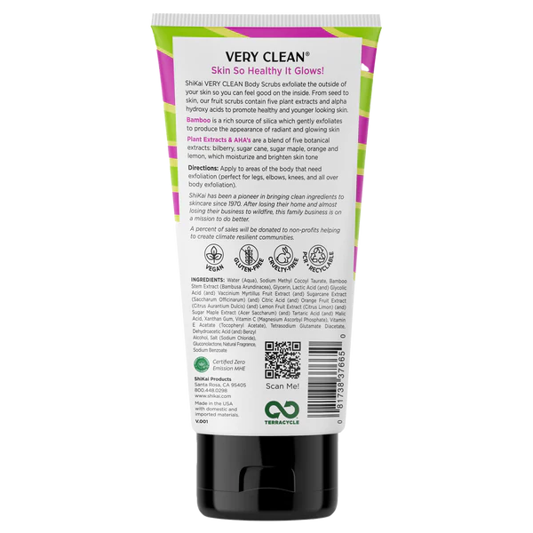 Shikai Very Clean Bamboo Scrub Relax Lavender