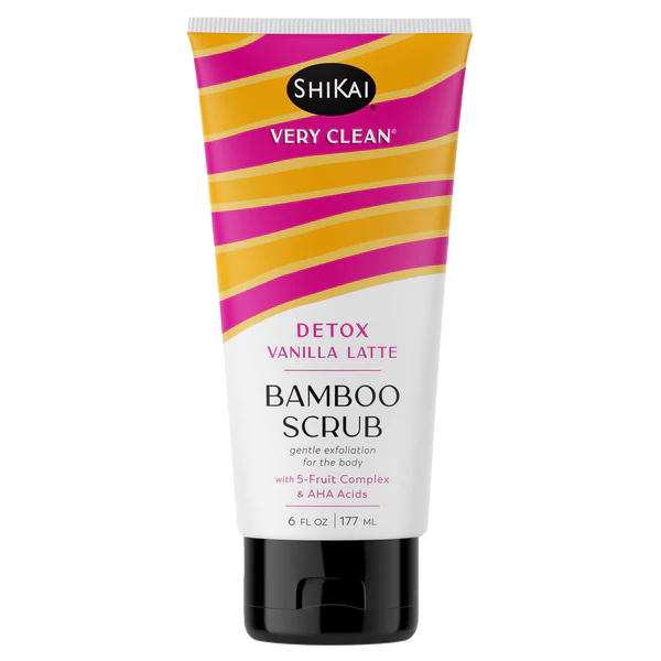 Shikai Very Clean Bamboo Scrub Detox Vanilla Latte