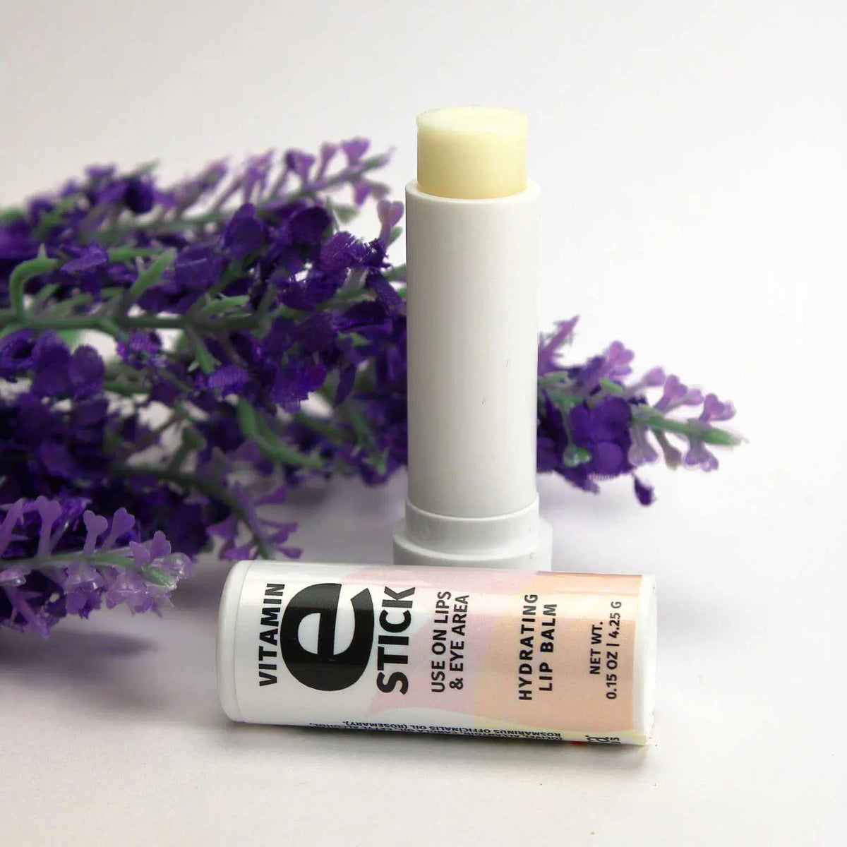 Barra de vitamina E para labios y contorno de ojos, bálsamo labial hidratante
