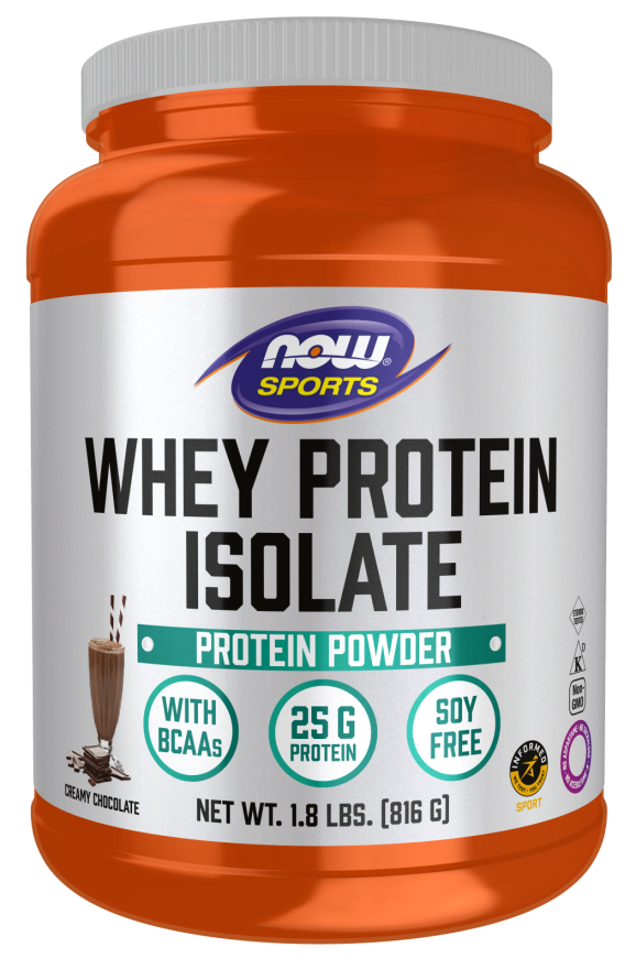 Now WHEY ISOLATE CHOCOLATE 1.8 LB
