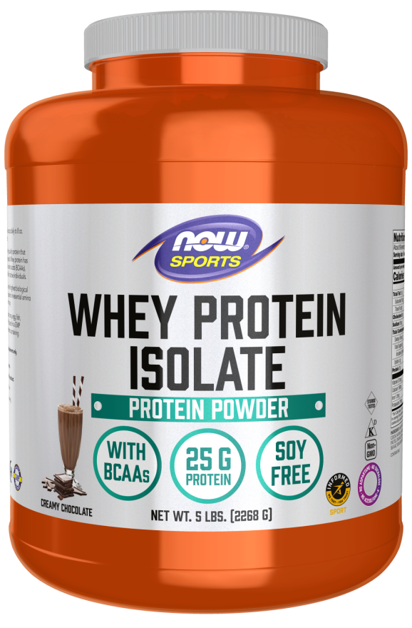 Now WHEY ISOLATE CHOCOLATE 5 LB