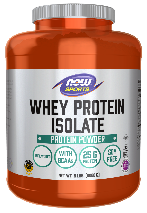 Now WHEY PROTEIN ISOLATE PURE 5 LB