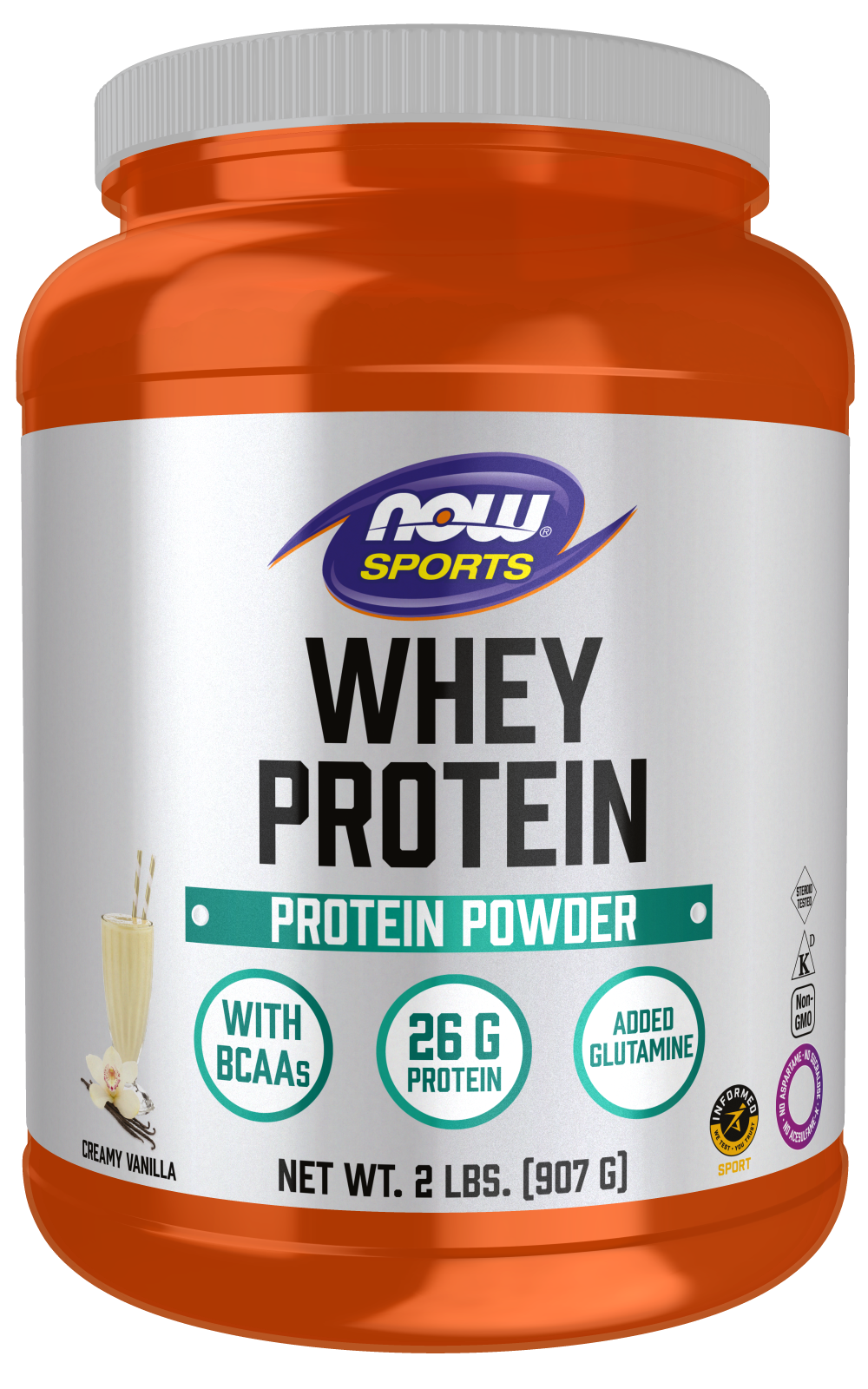 Now WHEY PROTEIN VANILLA 2 LB