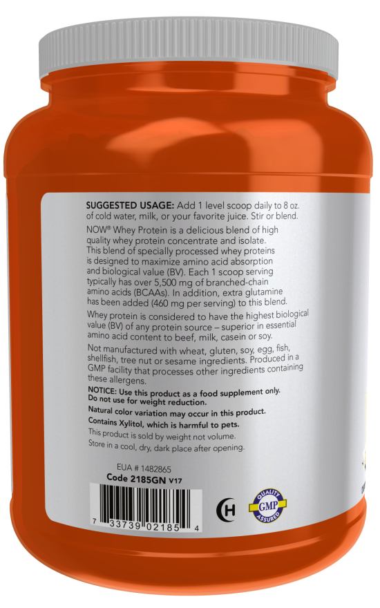 Now WHEY PROTEIN VANILLA 10 LB