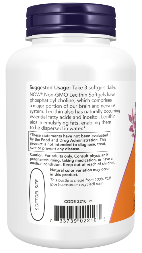 Now LECITHIN 1200mg 100 SGELS