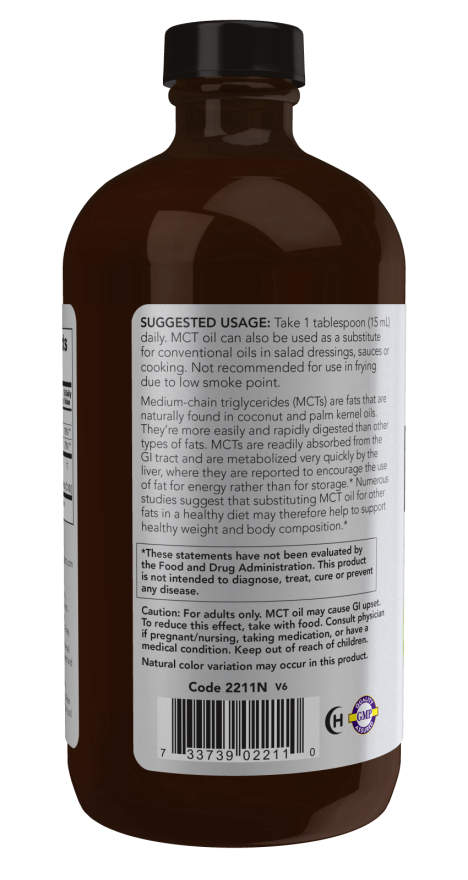 Now MCT OIL 16 FL OZ