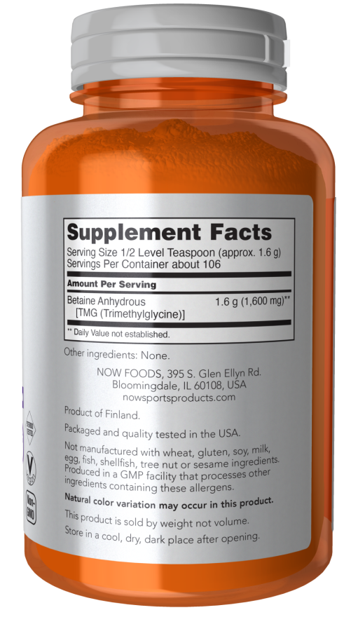Now BETAINE POWDER 6 OZ (170 G)