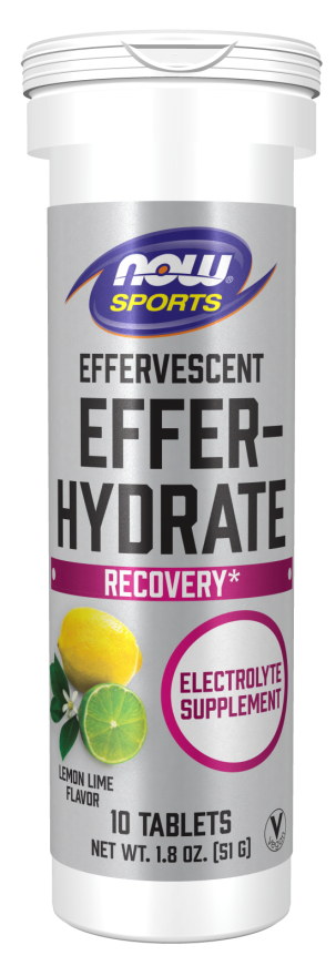 Now EFFER-HYDRATE LEMON LIME 10 TABS/TUBE