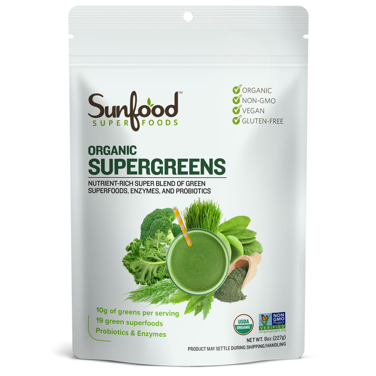 Sunfood Supergreens 8oz
