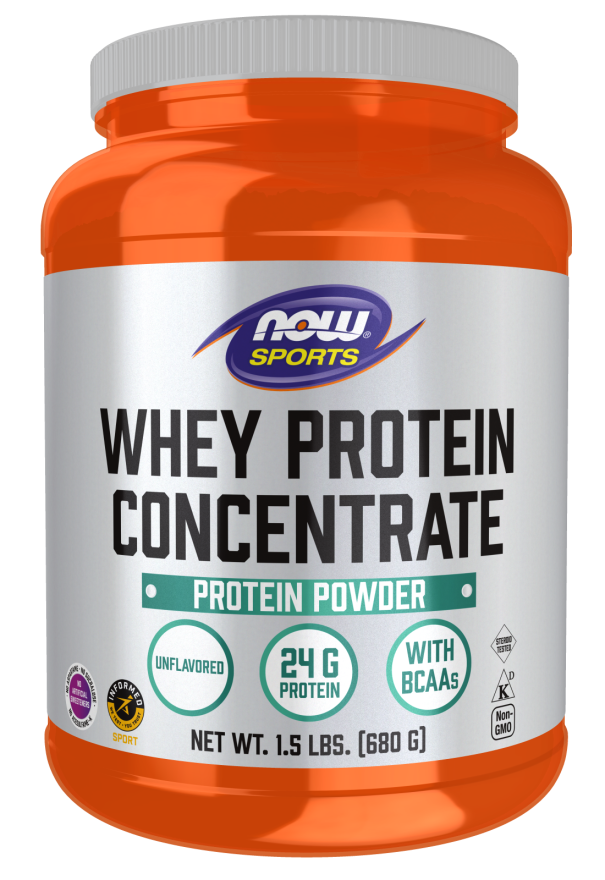 Now WHEY CONCENTRATE UNFLAVOR 1.5 LB