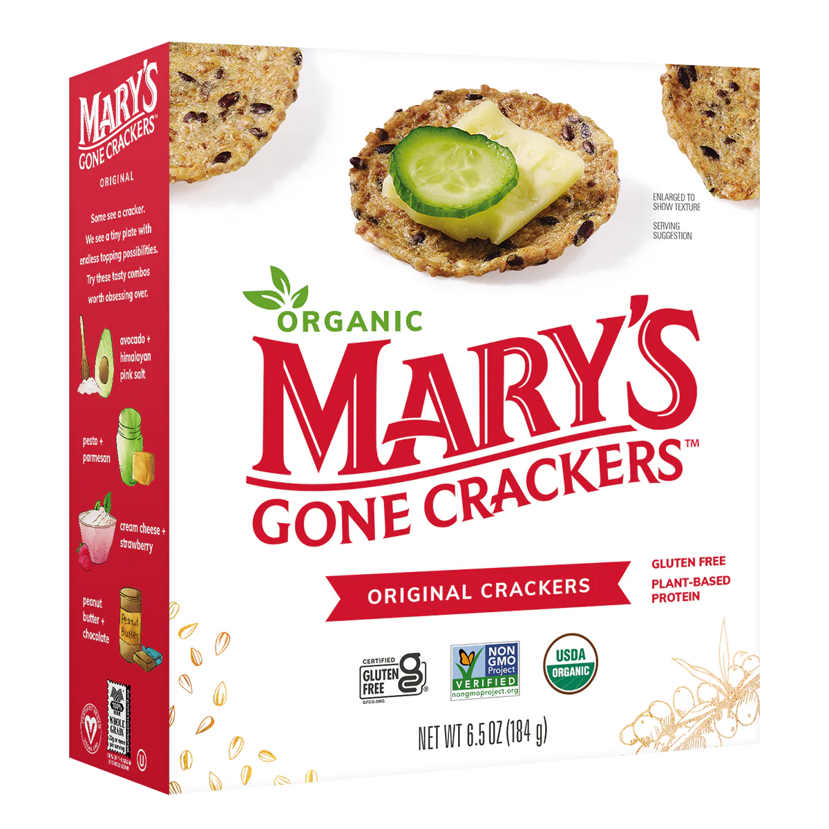 MARY`S GONE CRACKERS Original 6.5 OZ