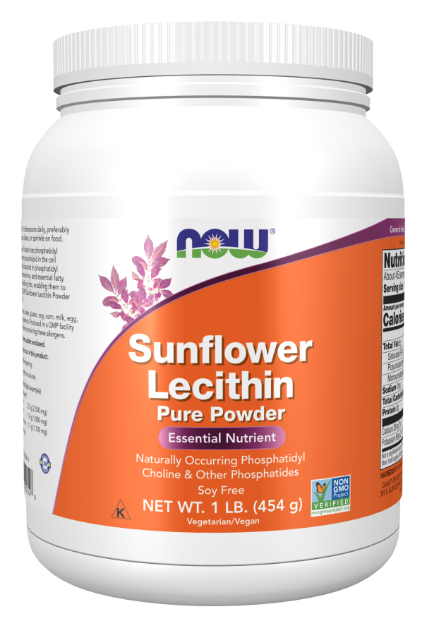 Now SUNFLOWER LECITHIN POWDER 1 LB