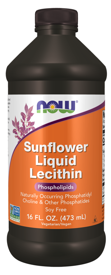 Now SUNFLOWER LIQUID LECITHIN 16 FL OZ