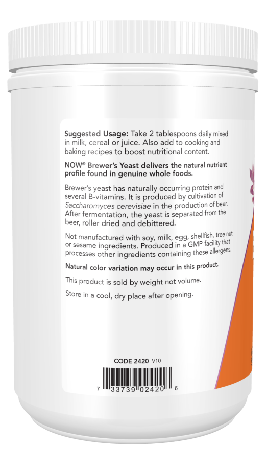 Now BREWERS YEAST POWDER 1 LB
