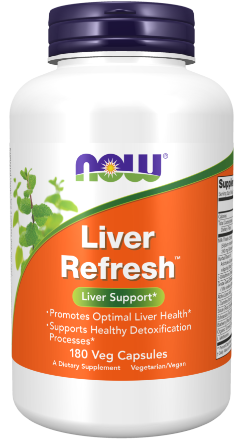 Now LIVER REFRESH 180 VCAPS