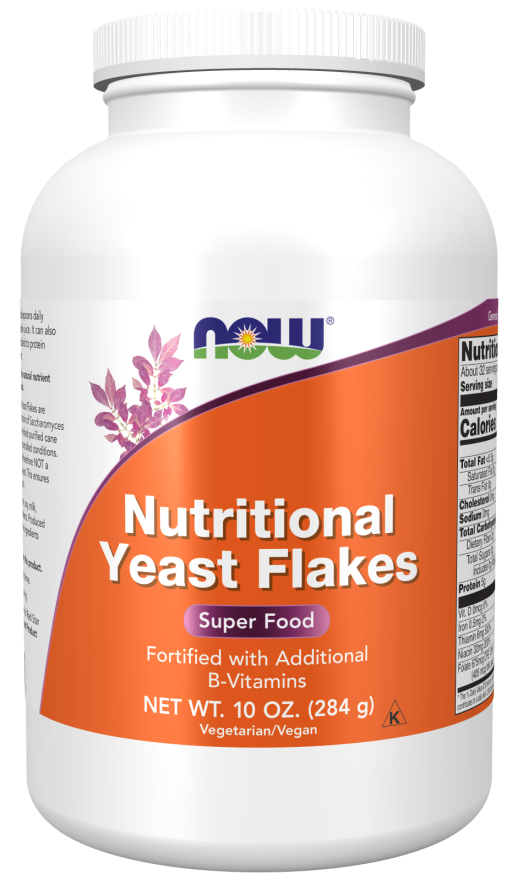 Now NUTRITIONAL YEAST FLAKES 10 OZ