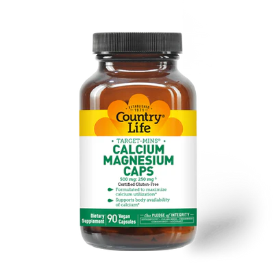 Country Life CALCIUM/MAGNESIUM 90 Vegicaps