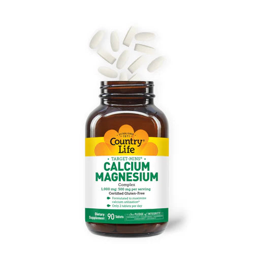 Country Life CALCIUM/MAGNESIUM 1000MG/500MG 90 Tablet