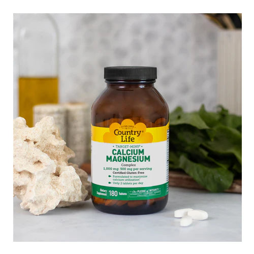 Country Life CALCIUM/MAGNESIUM 1000MG/500MG 90 Tablet