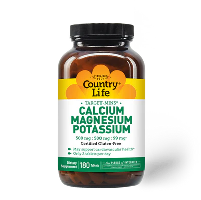Country Life CALCIUM/MAGNESIUM 180 Vegicaps